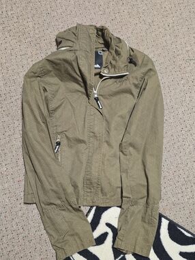Bench Women's Olive Lightweight Hooded Jacket